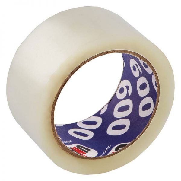 Клейкая лента Unibob 600 упаковочная 50мм*66м 45мкр прозрачная (41161)