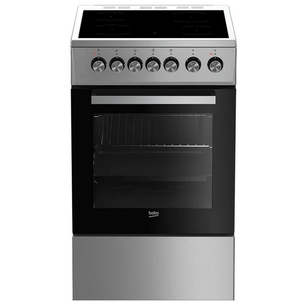 Электрическая плита BEKO FSS57100GX нержавеющая сталь